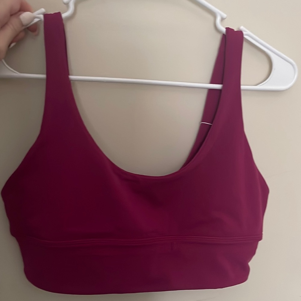 Lululemon align sport bra size 10 yoga exercise women NWT pink purple teen girl